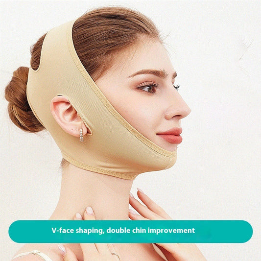 Lifting Skin Sleeping Surface Sculpture Face Elastic Sleeve Mask Velcro Face Mask